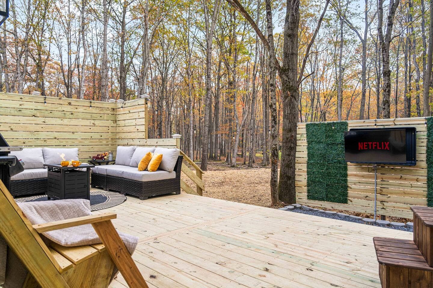 Woodland Cabin w/ Hot Tub, Game Room & Outdoor TV