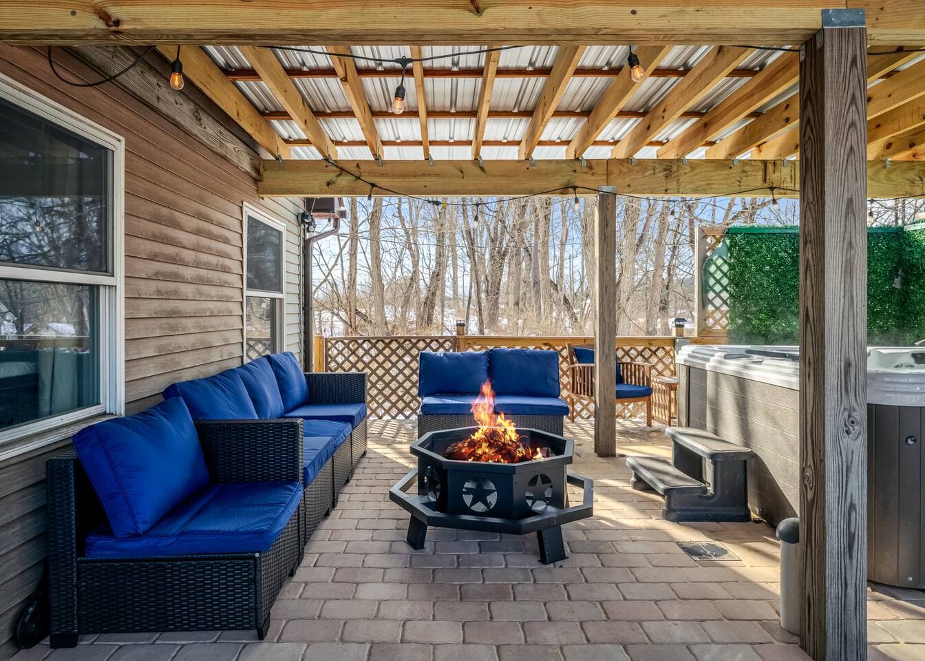 Neon & Pop Pocono Retreat w/ Sauna and Hot Tub